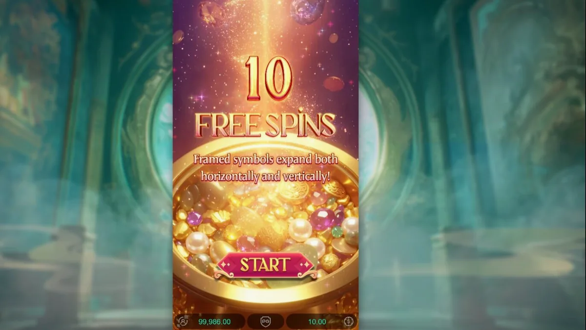 Tampilan visual slot Mythical Guardians dengan tema mitologi Tiongkok yang megah